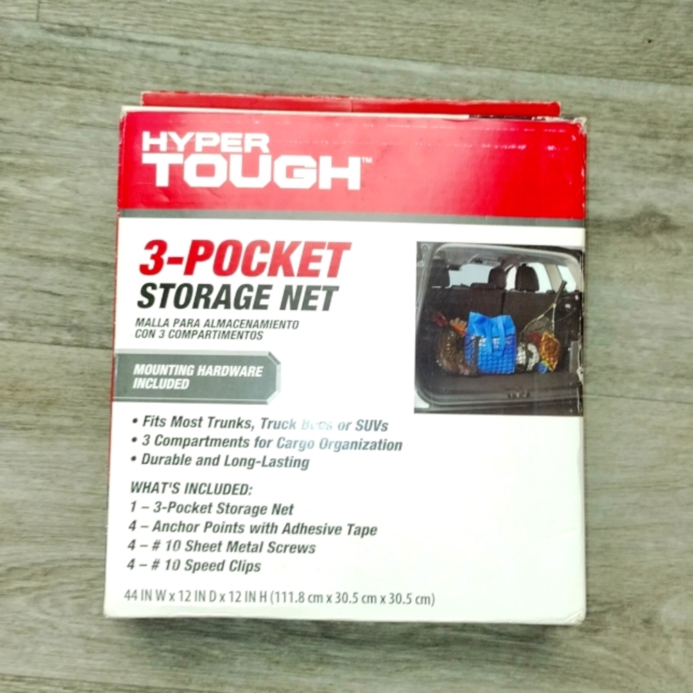 Hyper tough 3 Pocket Storage Net